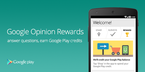 how to earn google play credits with google opinion rewards